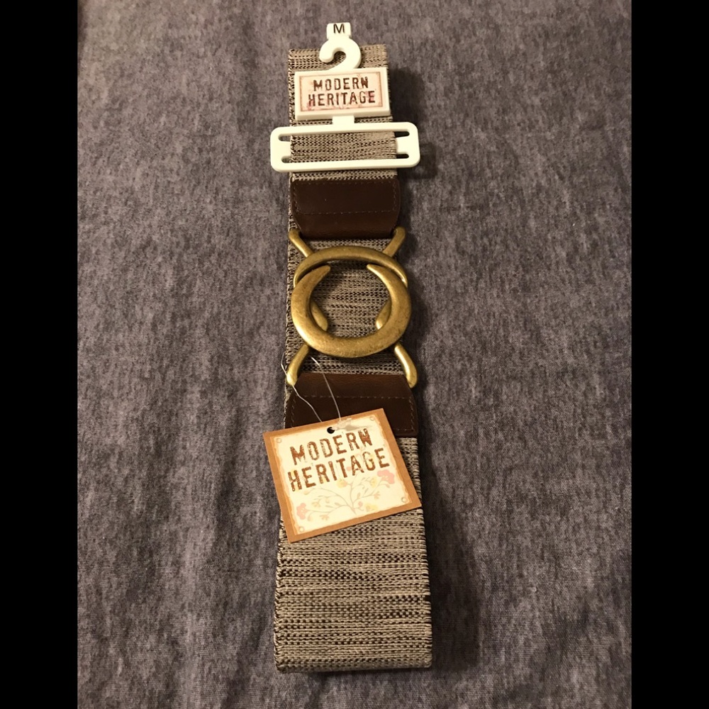 Modern Heritage Wide Stretchy Belt